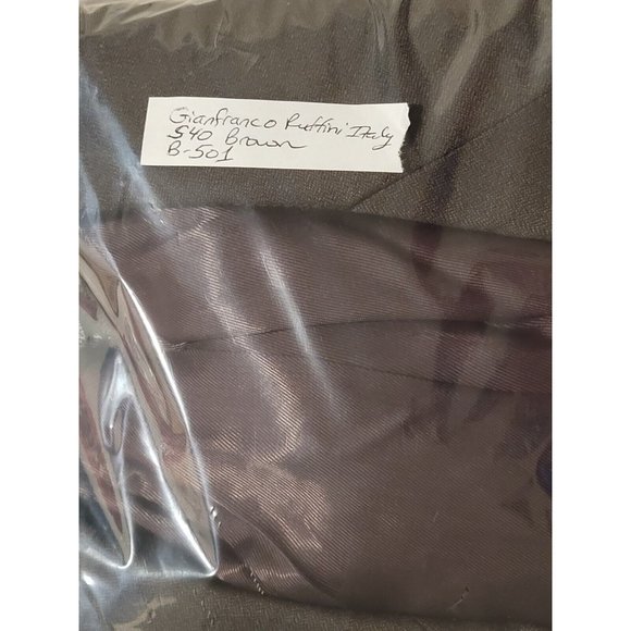 Gianfranco Ruffini Italy 40S Men's Sport Coat 100% Wool Dark Brown B-501 - Picture 11 of 11